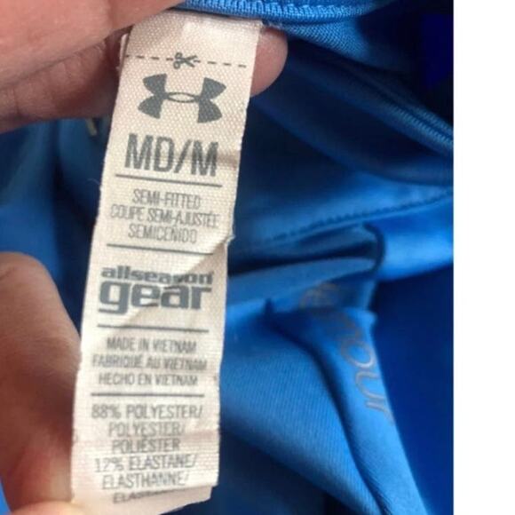 Under Armour Blue jacket bundle of two high neck both size medium - Picture 13 of 13